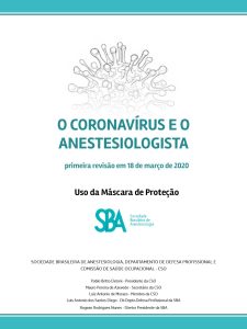 Uso da máscara de proteção