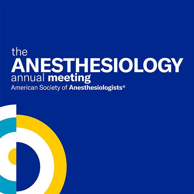 ANESTHESIOLOGY 2022 – Anual Meeting