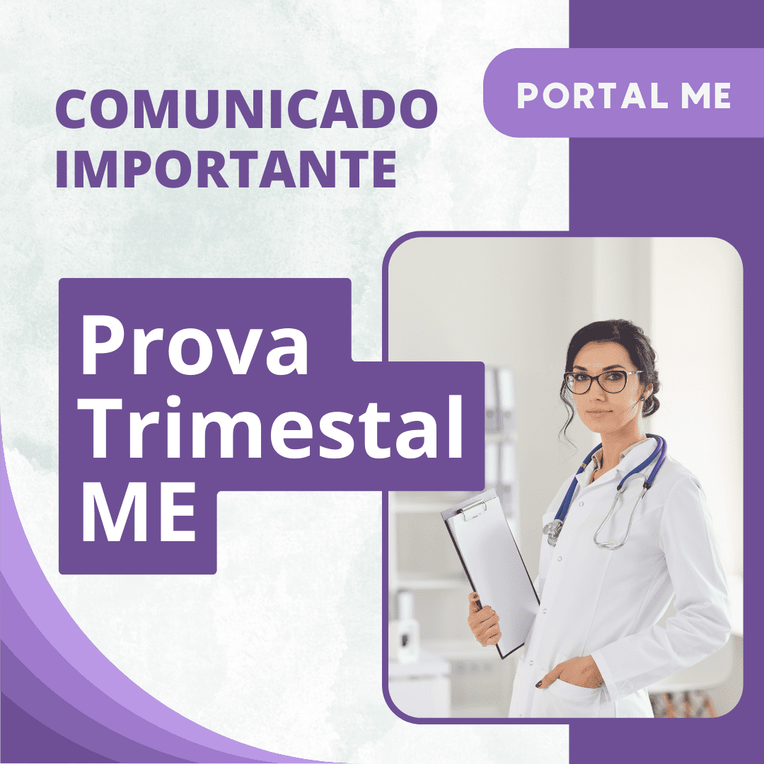 Comunicado – Prova Trimestral ME