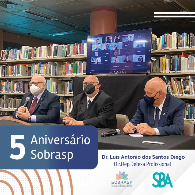 SBA no 5º aniversário da SOBRASP
