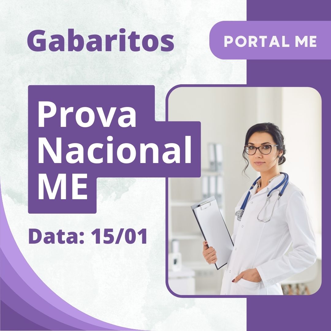 Errata do Gabarito Prova Nacional ME 2022