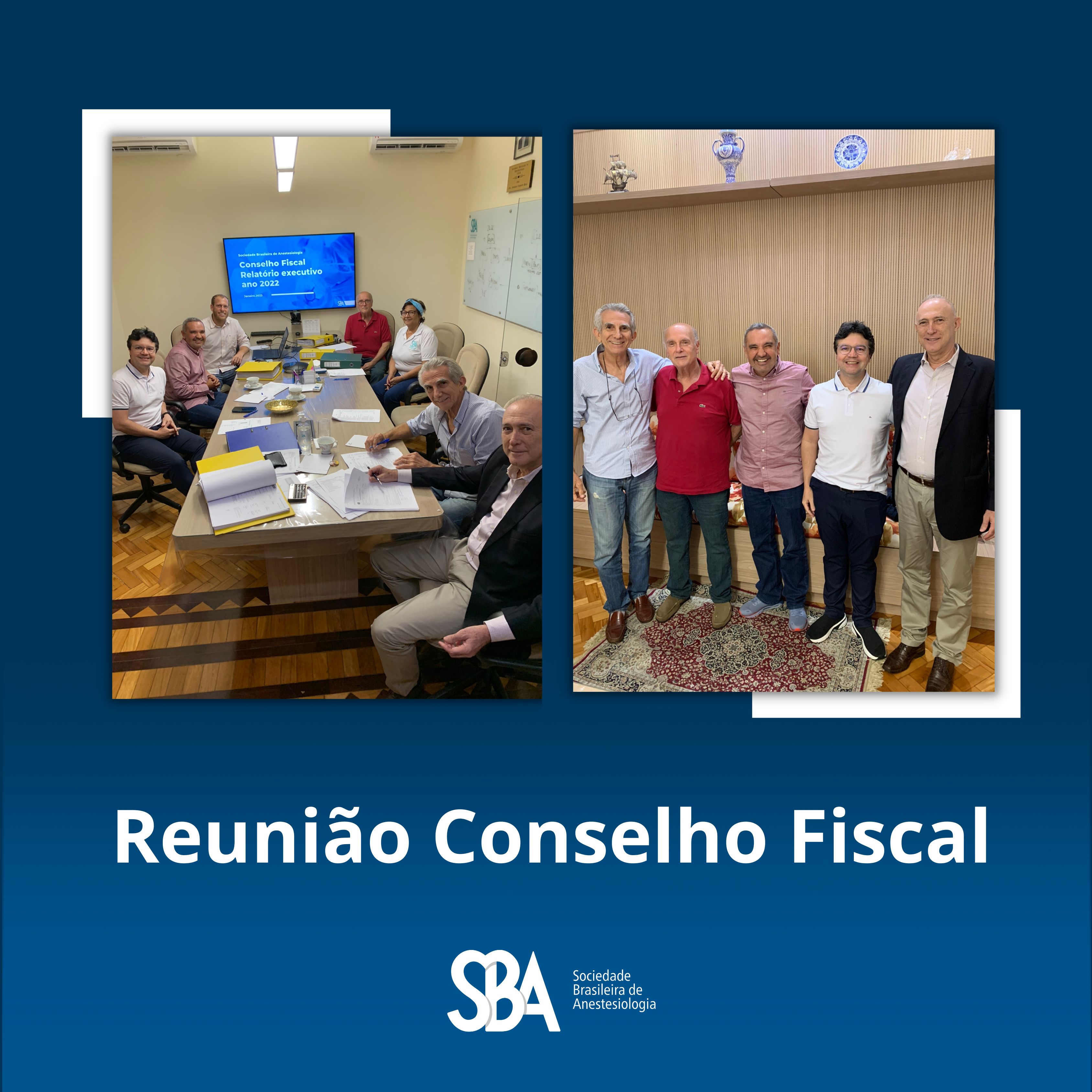 Reunião do Conselho Fiscal na sede da SBA