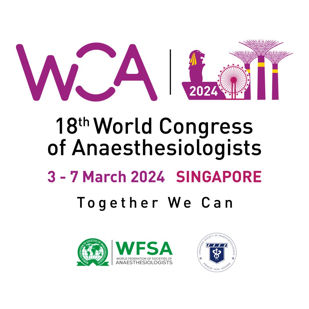 Congresso Mundial de Anestesiologistas 2024 – WCA2024