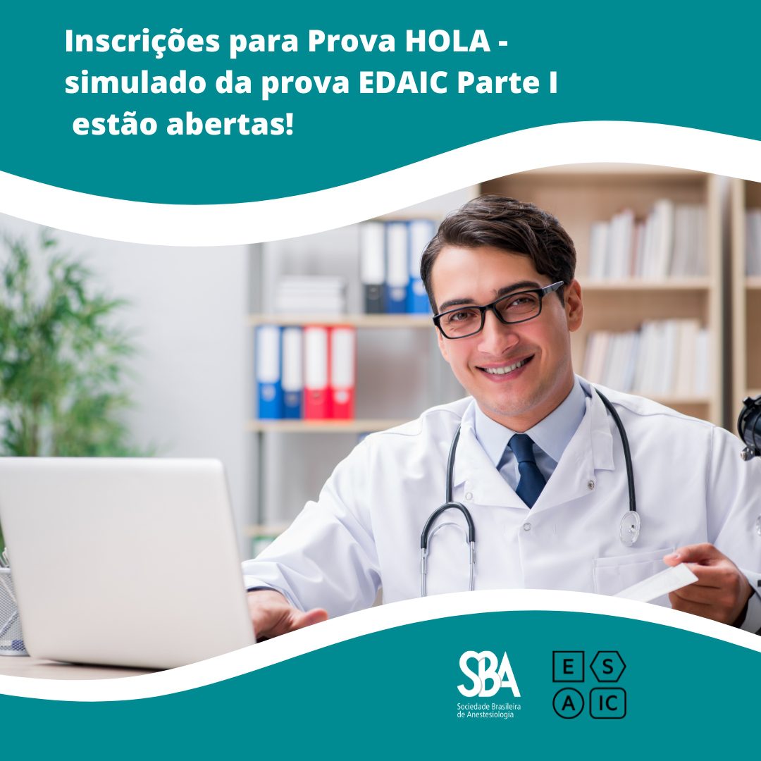 Inscrições para Prova HOLA – simulado da prova EDAIC Parte I – estão abertas