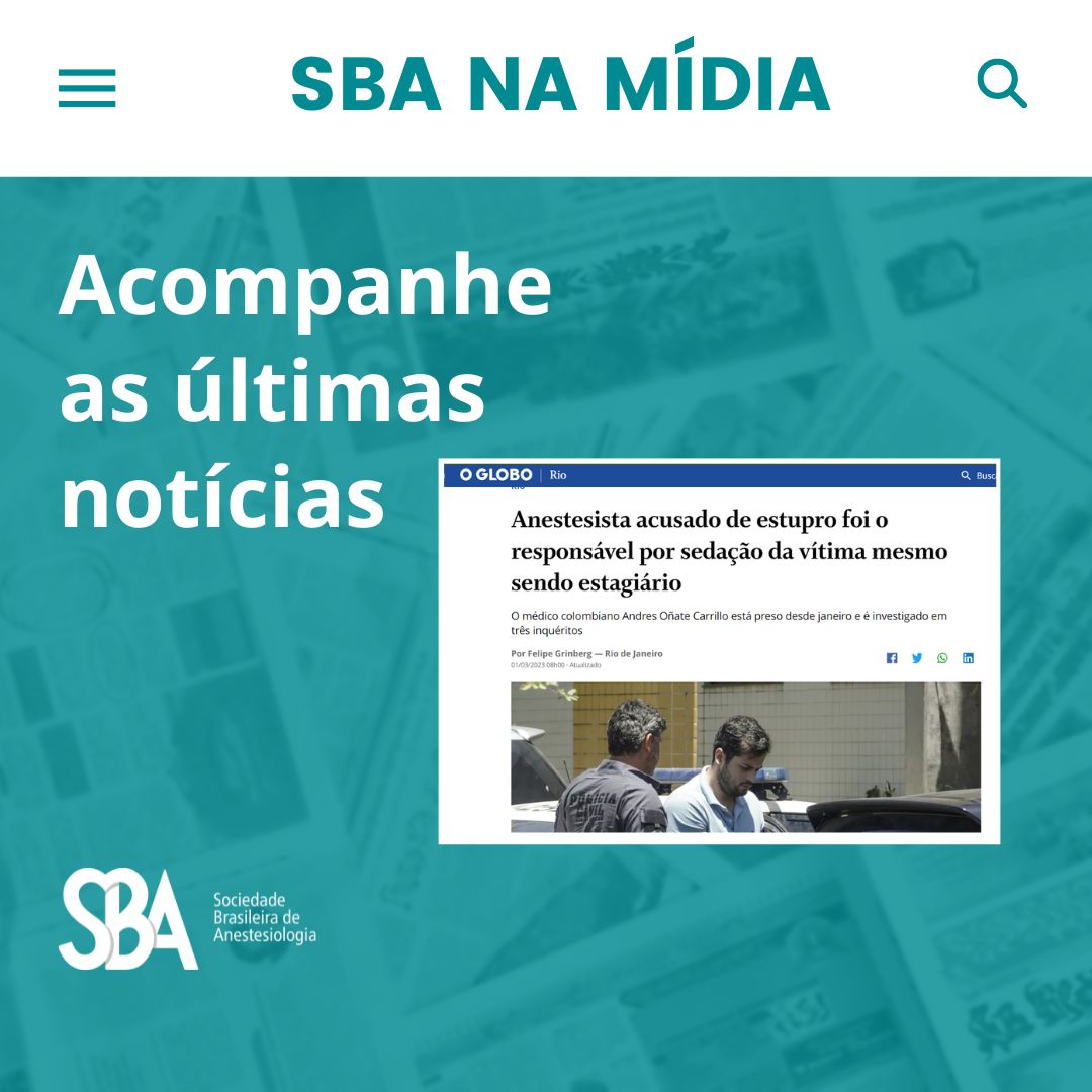 Matéria do jornal “O Globo” cita a SBA