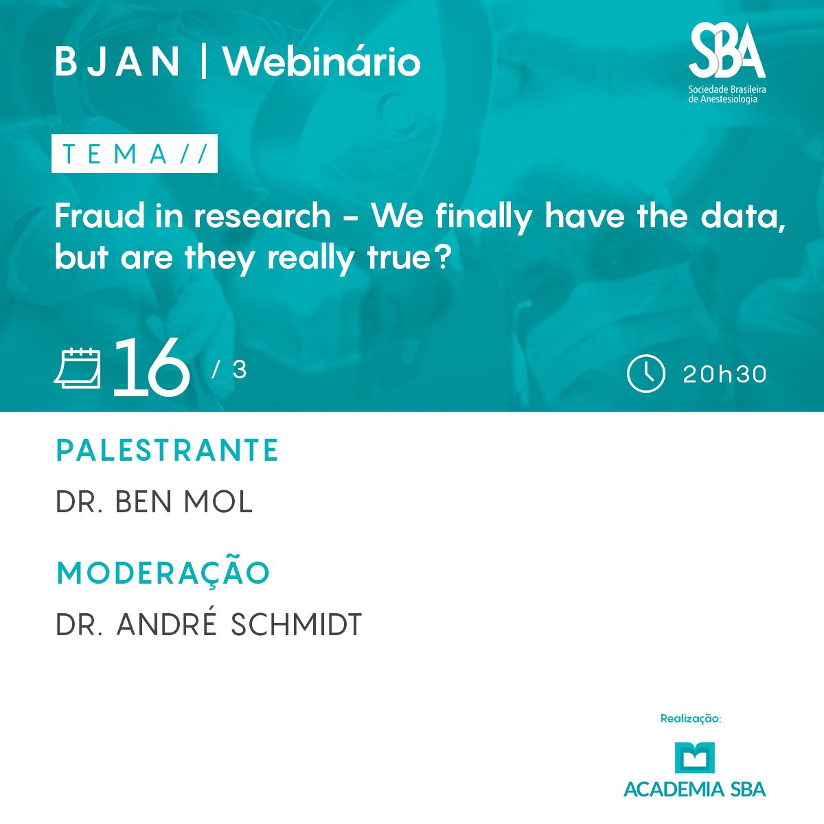 Webinário BJAN – We finally have the data, but are they really true?