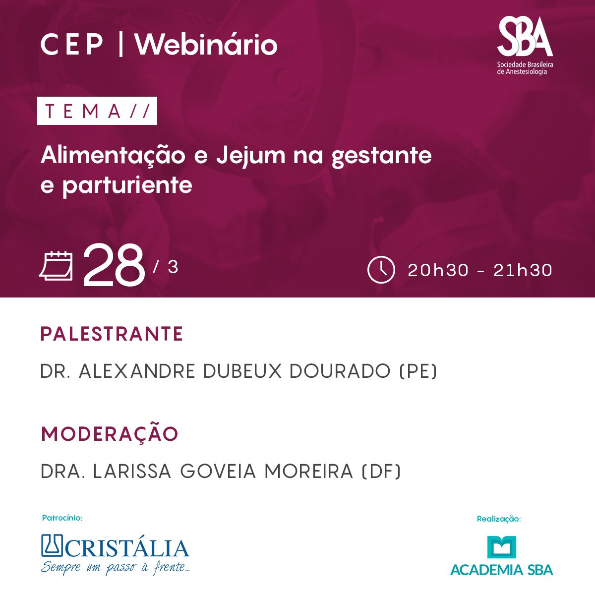 Webinário – CEP
