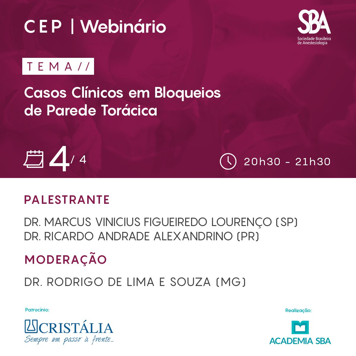 Webinário – CEP