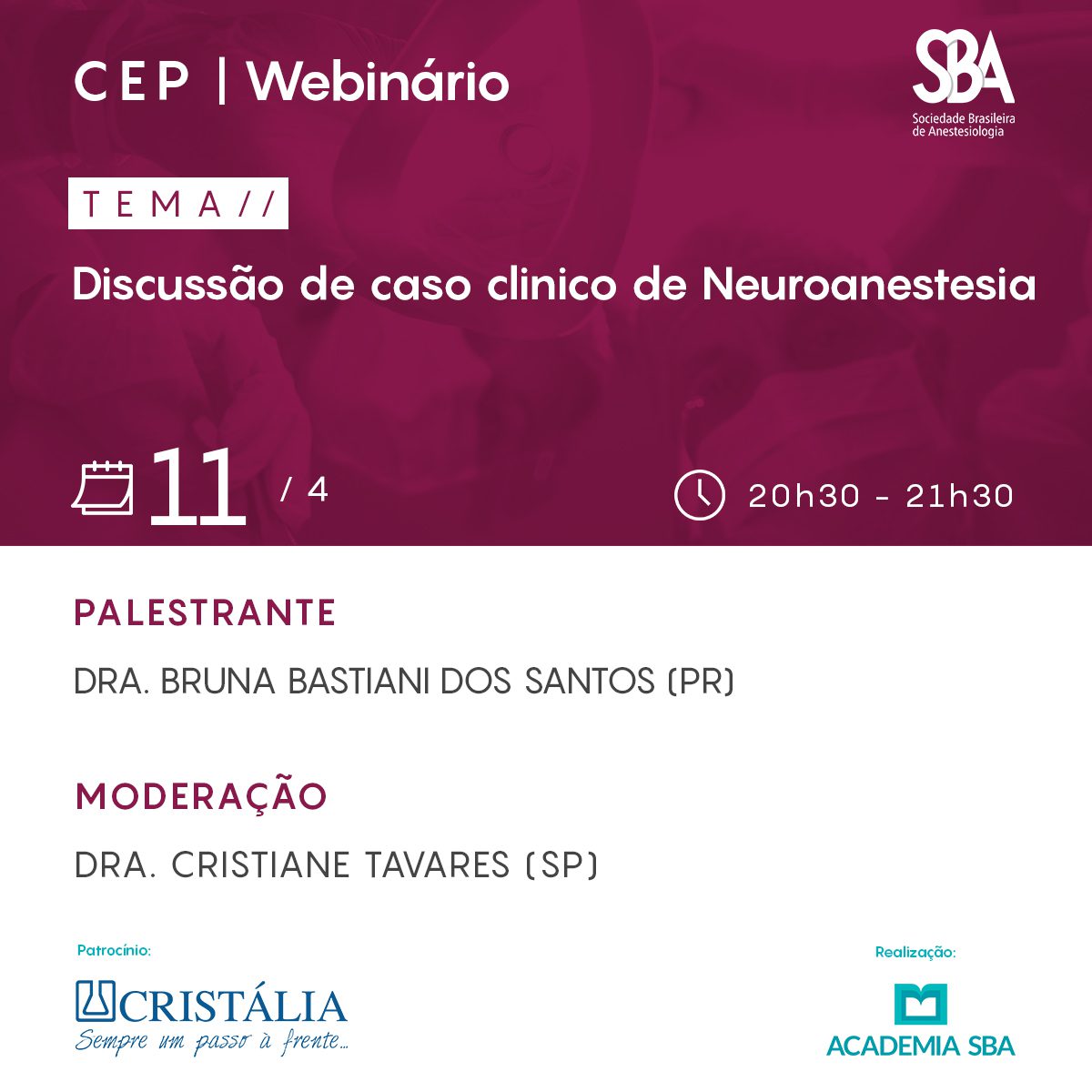 Webinário – CEP