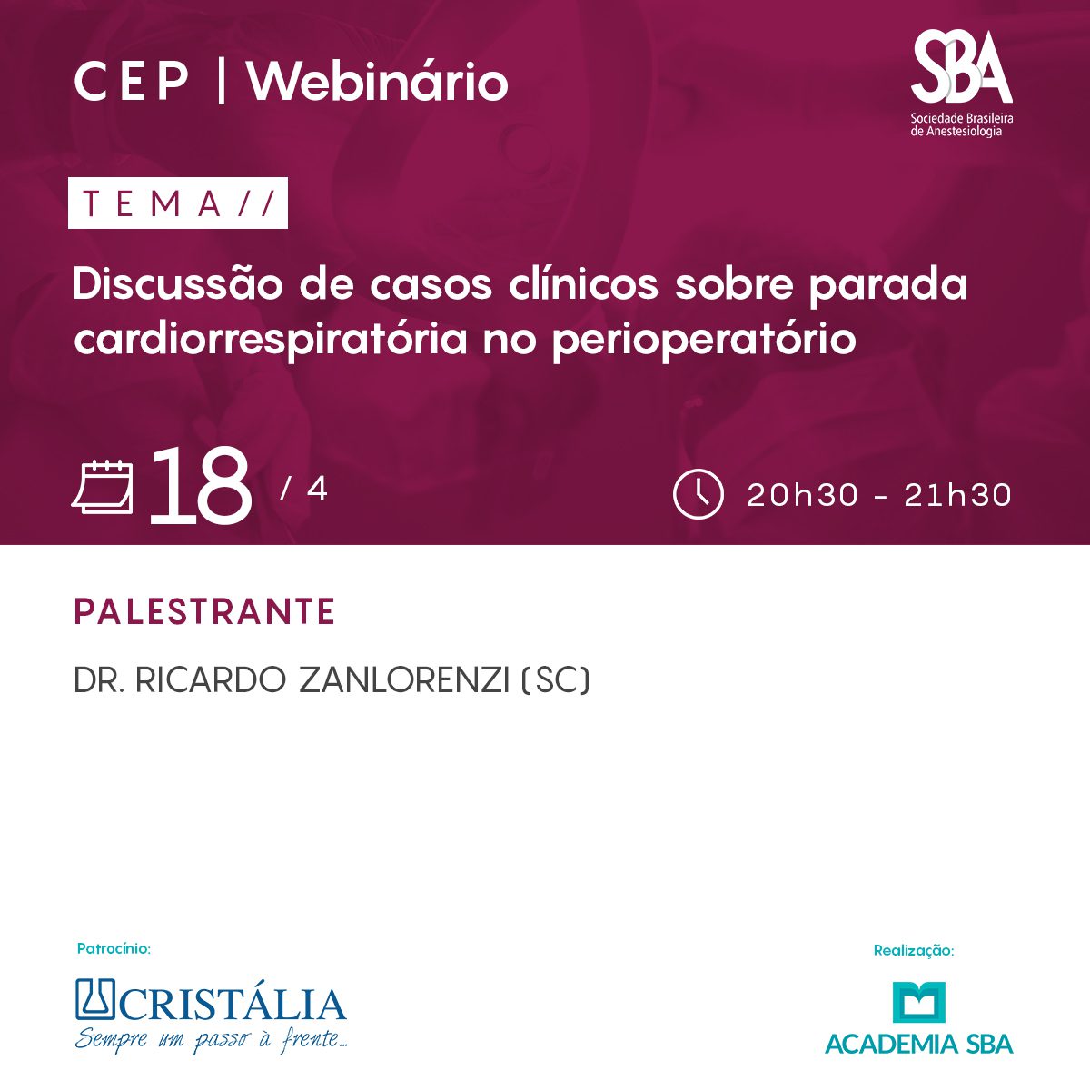 Webinário – CEP