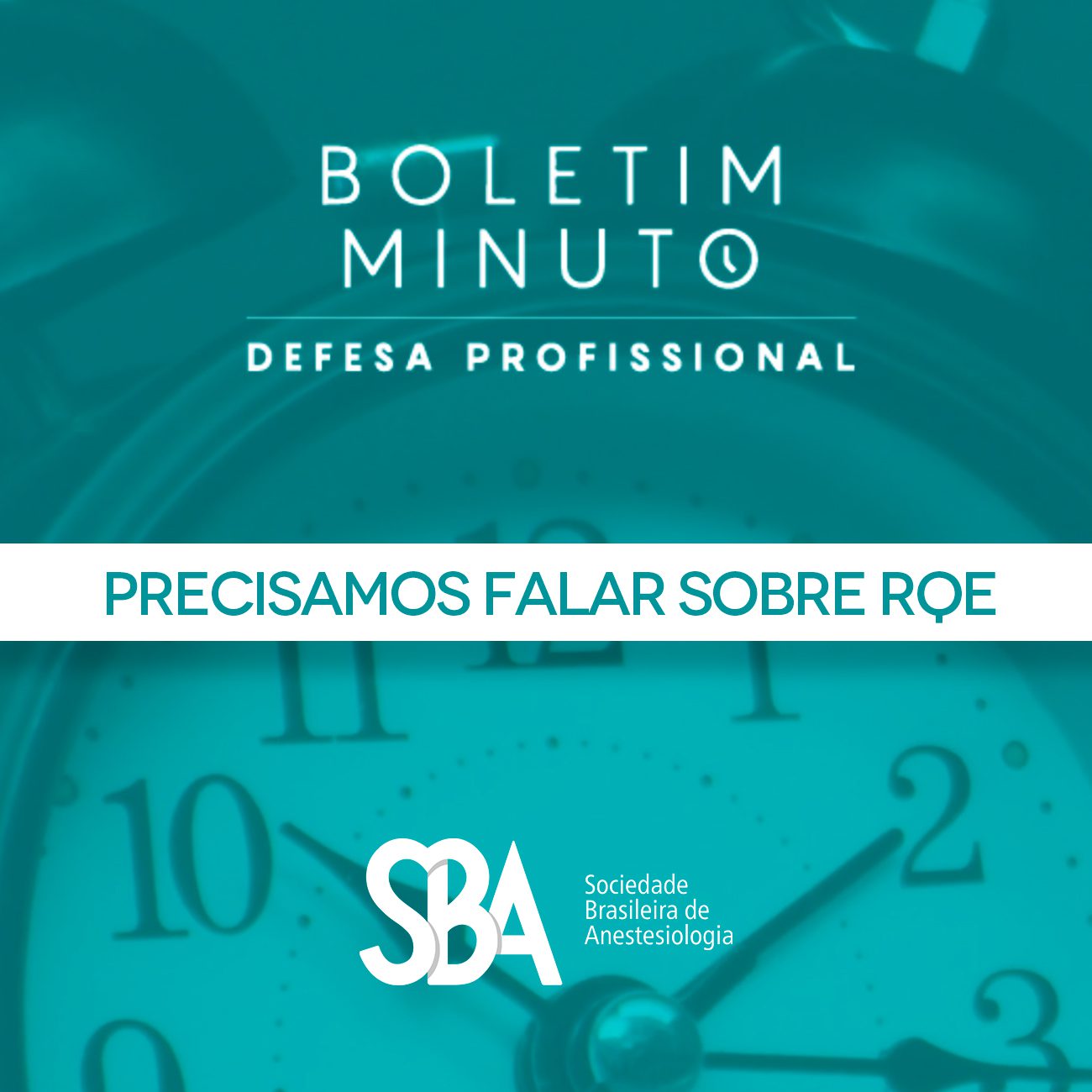 Boletim Minuto – Precisamos falar sobre o RQE