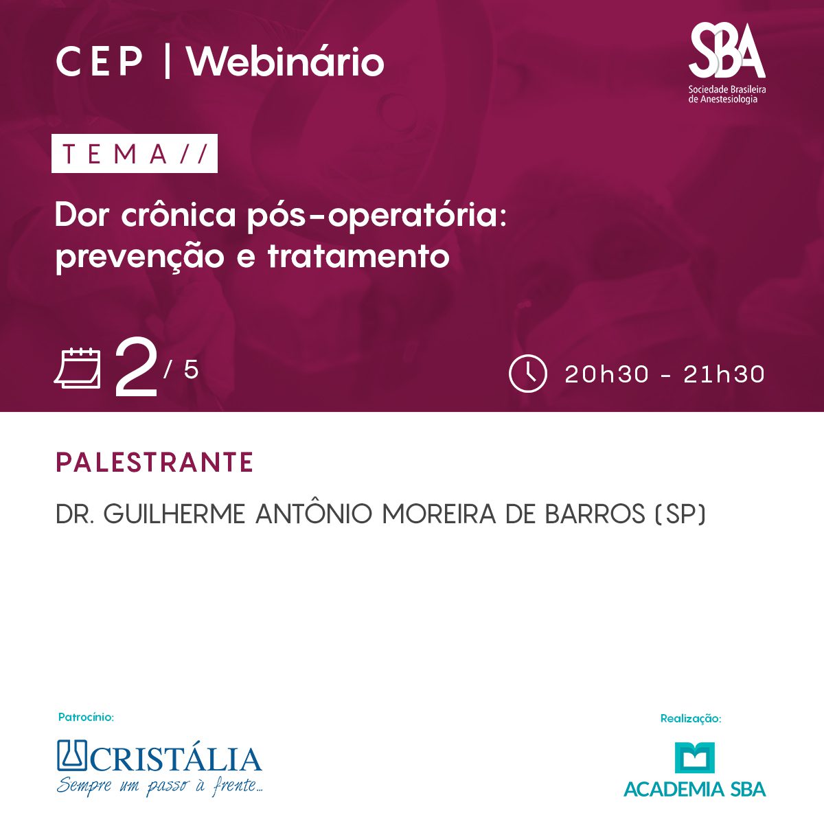 Webinário – CEP