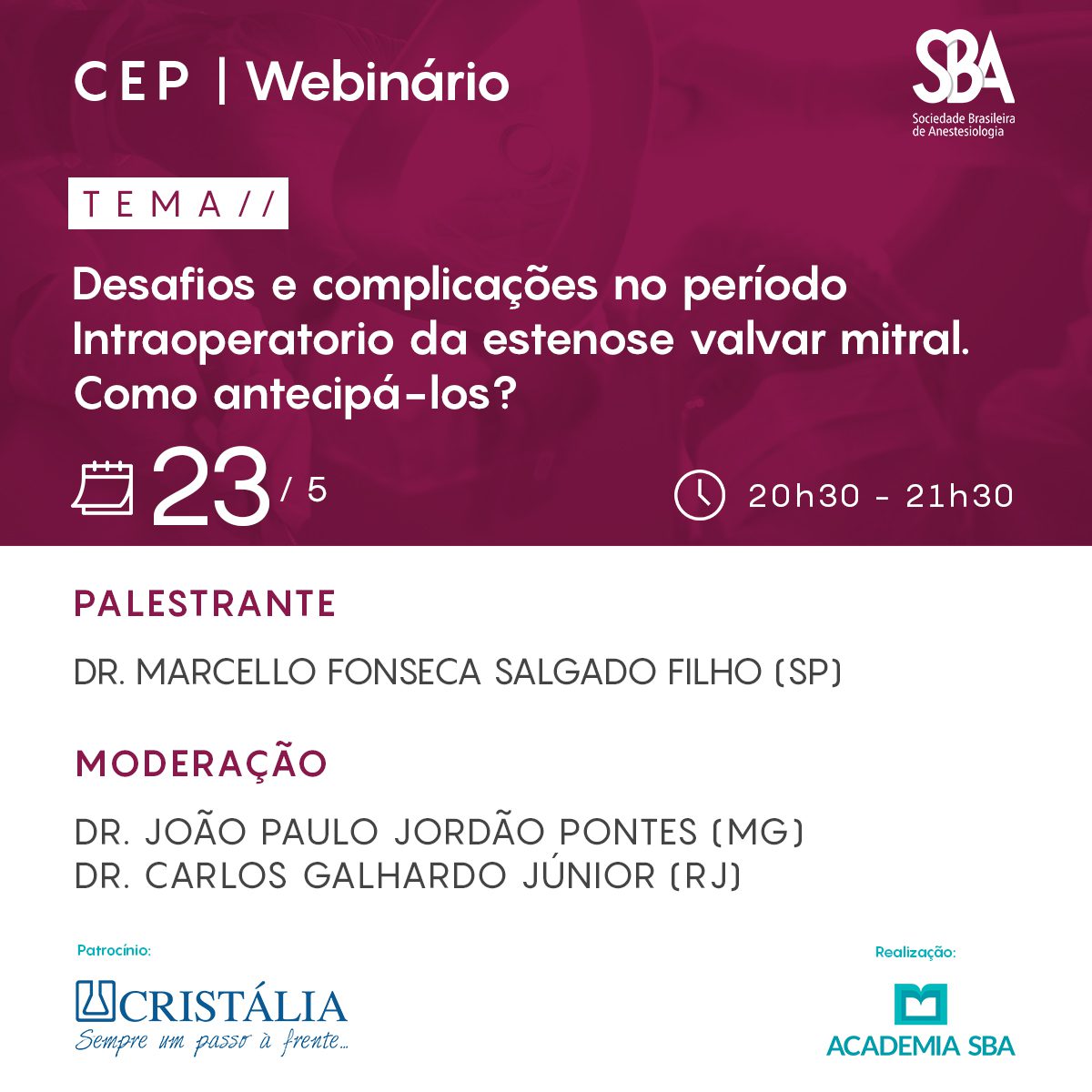 Webinário – CEP