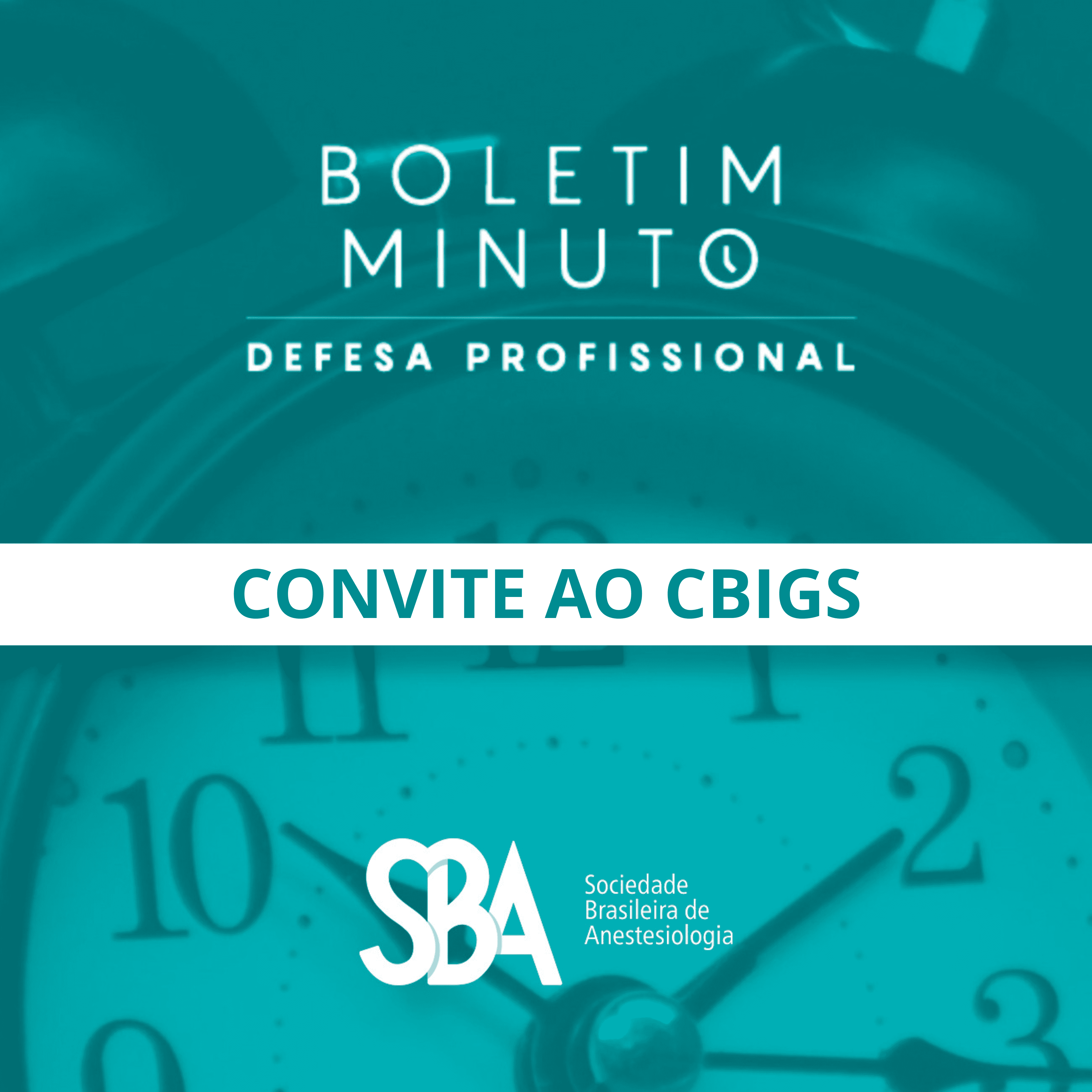 Boletim Minuto – Convite ao CBIGS