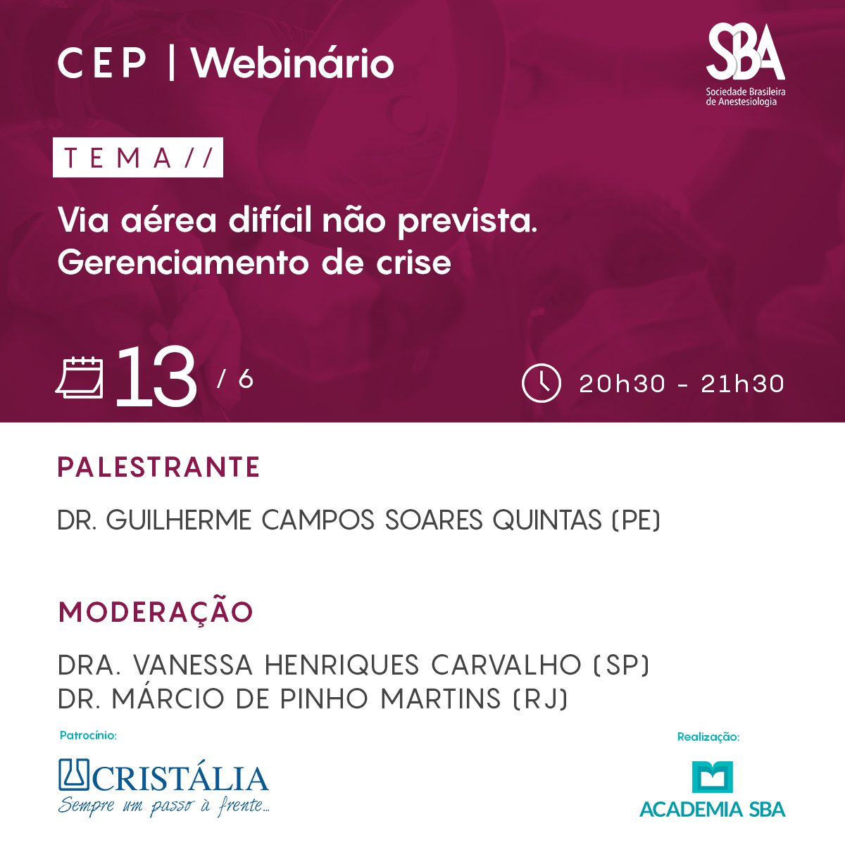 Webinário CEP