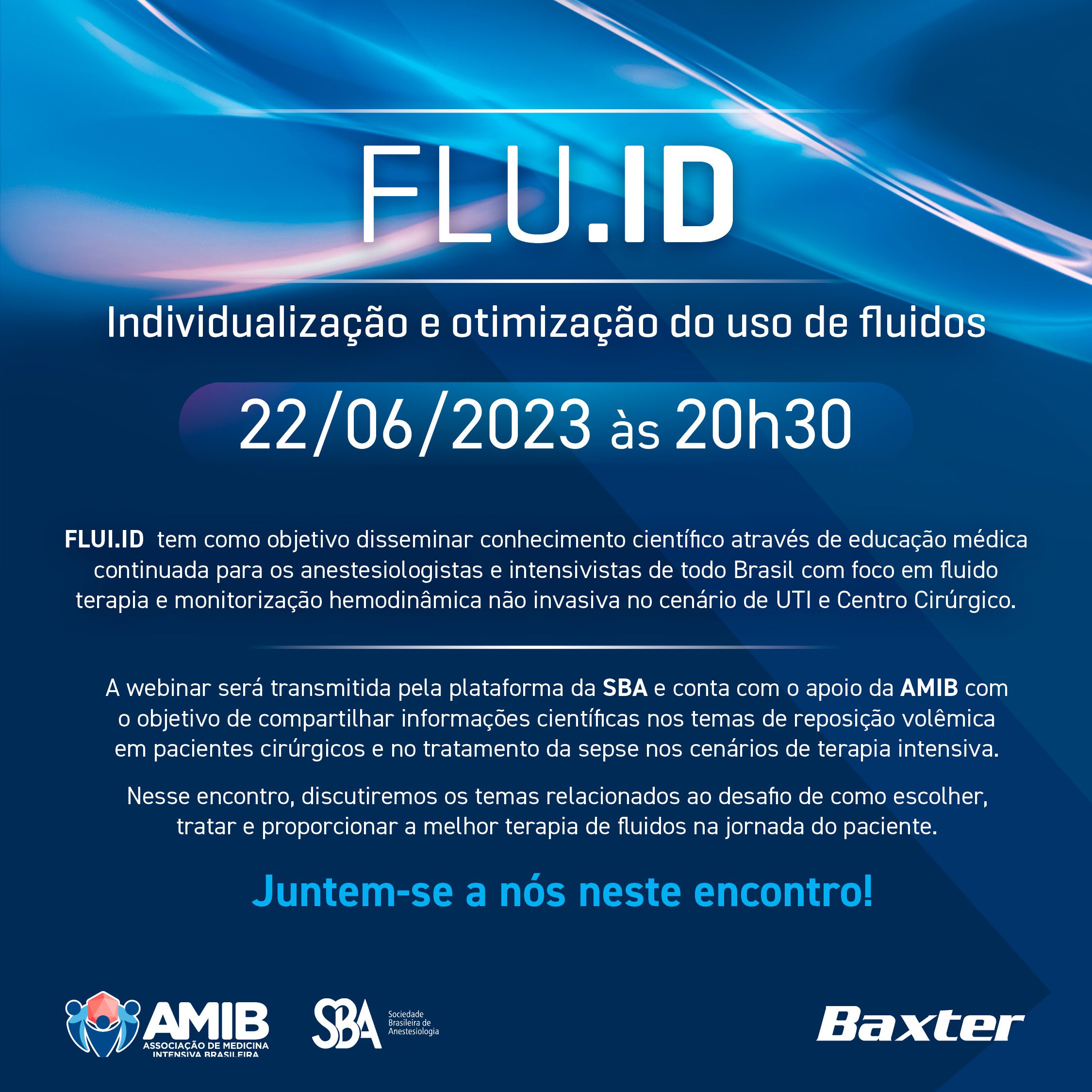 Webinário FLU. ID – Individualização e otimização do uso de fluidos