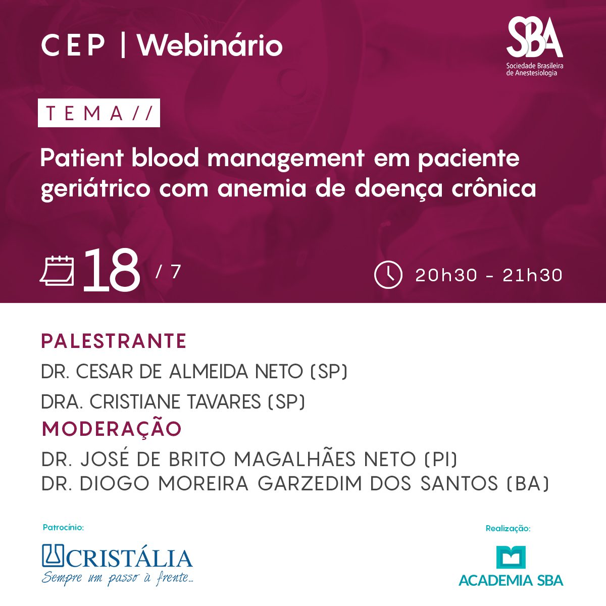 Webinário – CEP