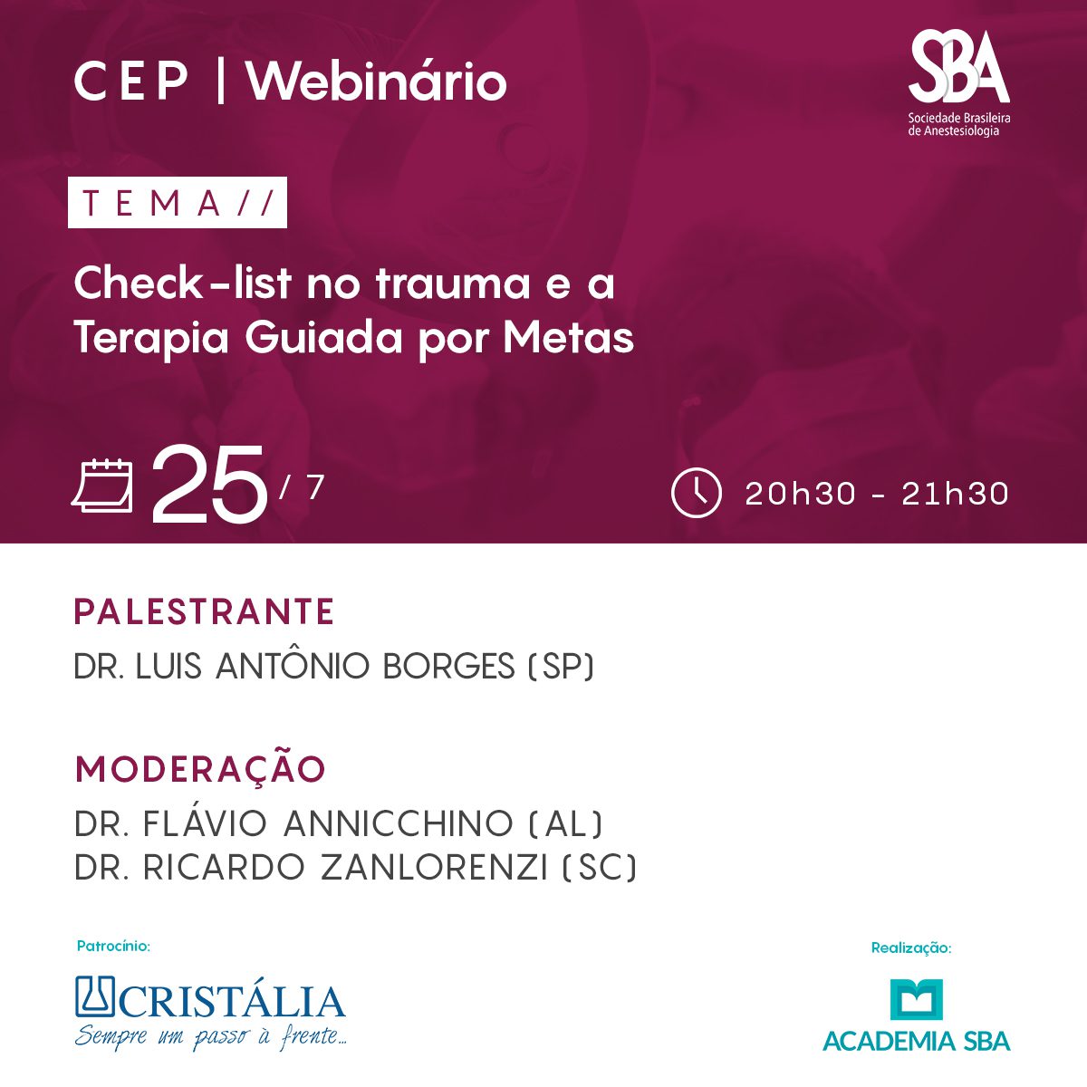 Webinário – CEP