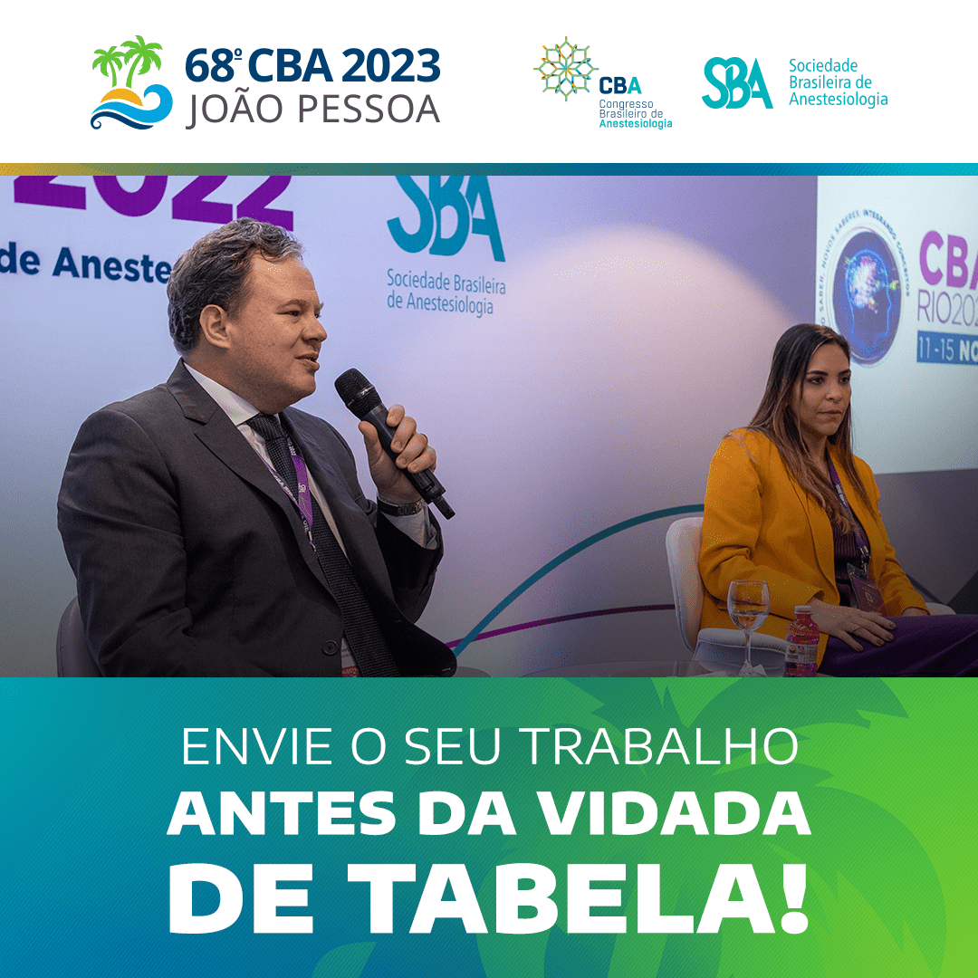 Inscreva-se no CBA e envie seu trabalho antes da virada de tabela