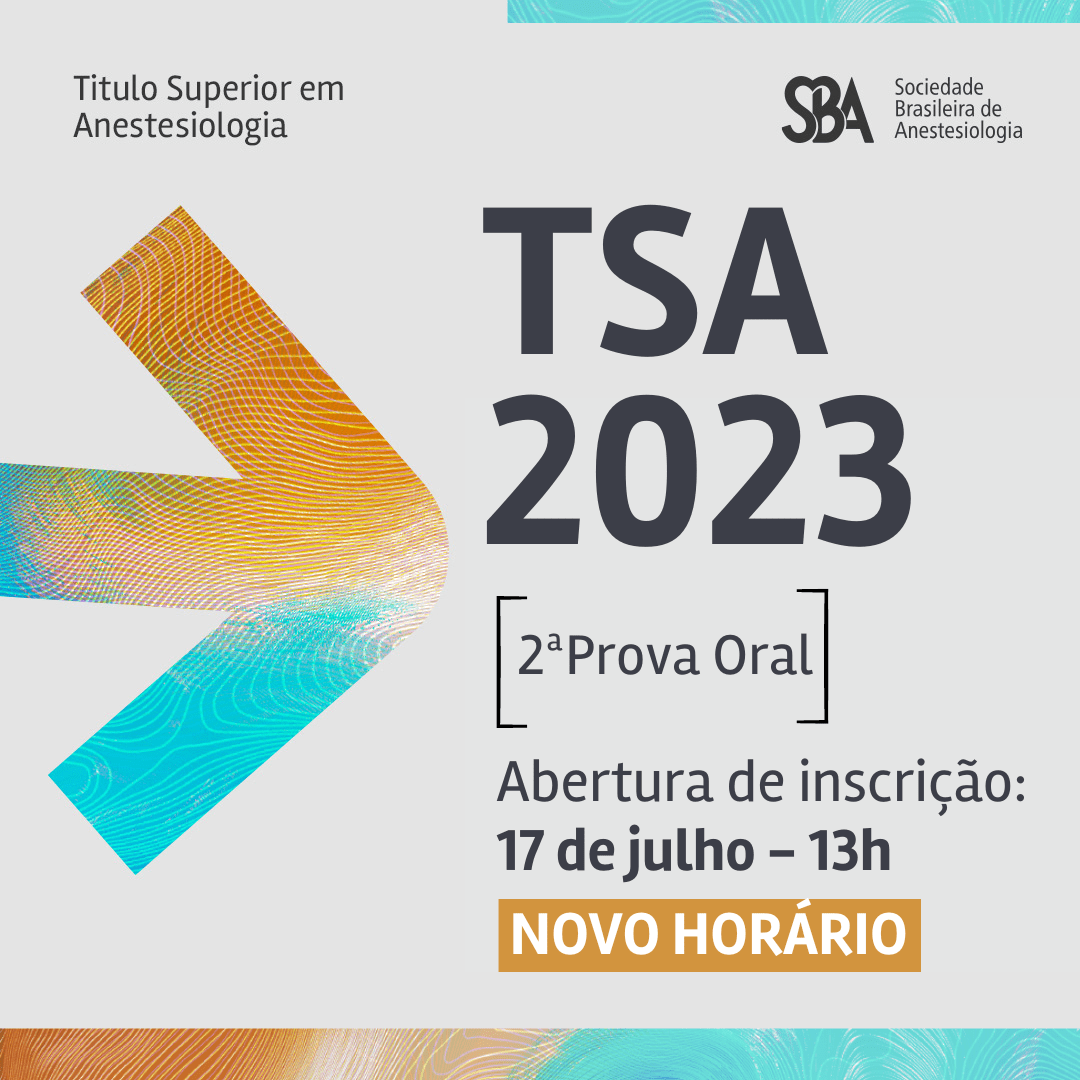 Inscrições para a 2ª prova oral – TSA 2023