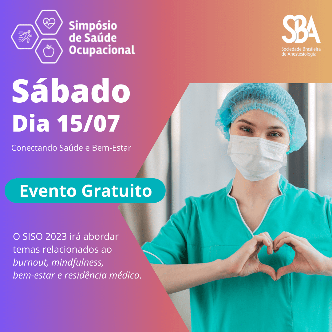 11ª edição do Simpósio de Saúde Ocupacional (SISO) acontece neste sábado
