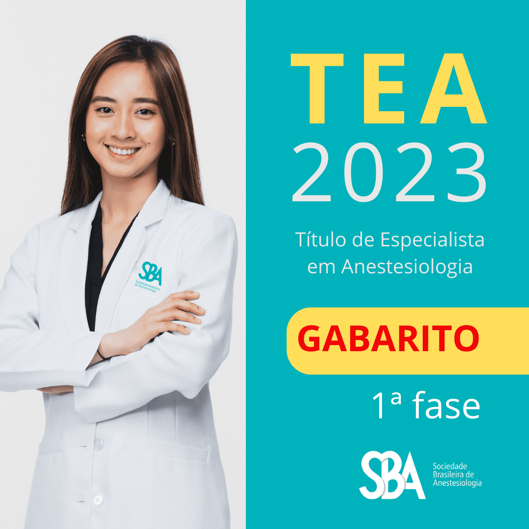 Gabarito 1ª fase TEA 2023 – atualizada