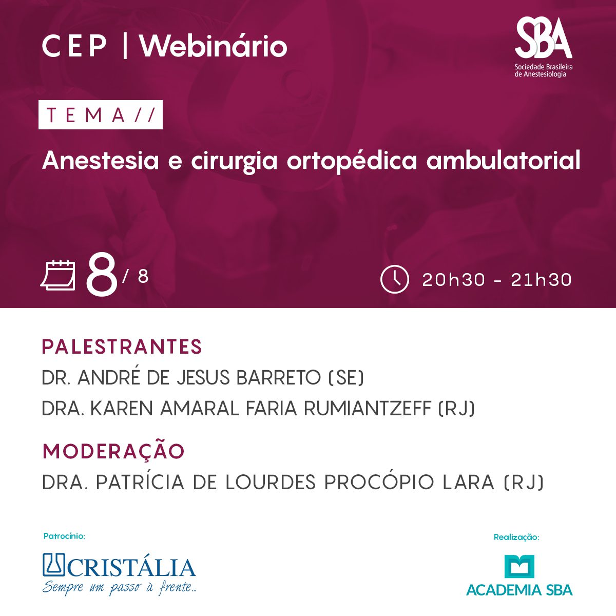 Webinário CEP