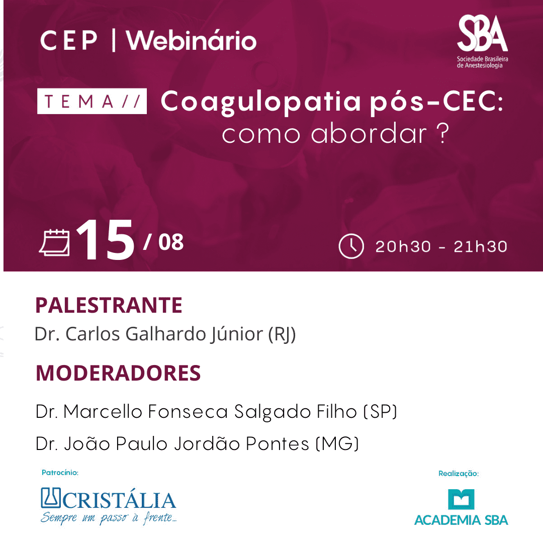 Webinário – CEP