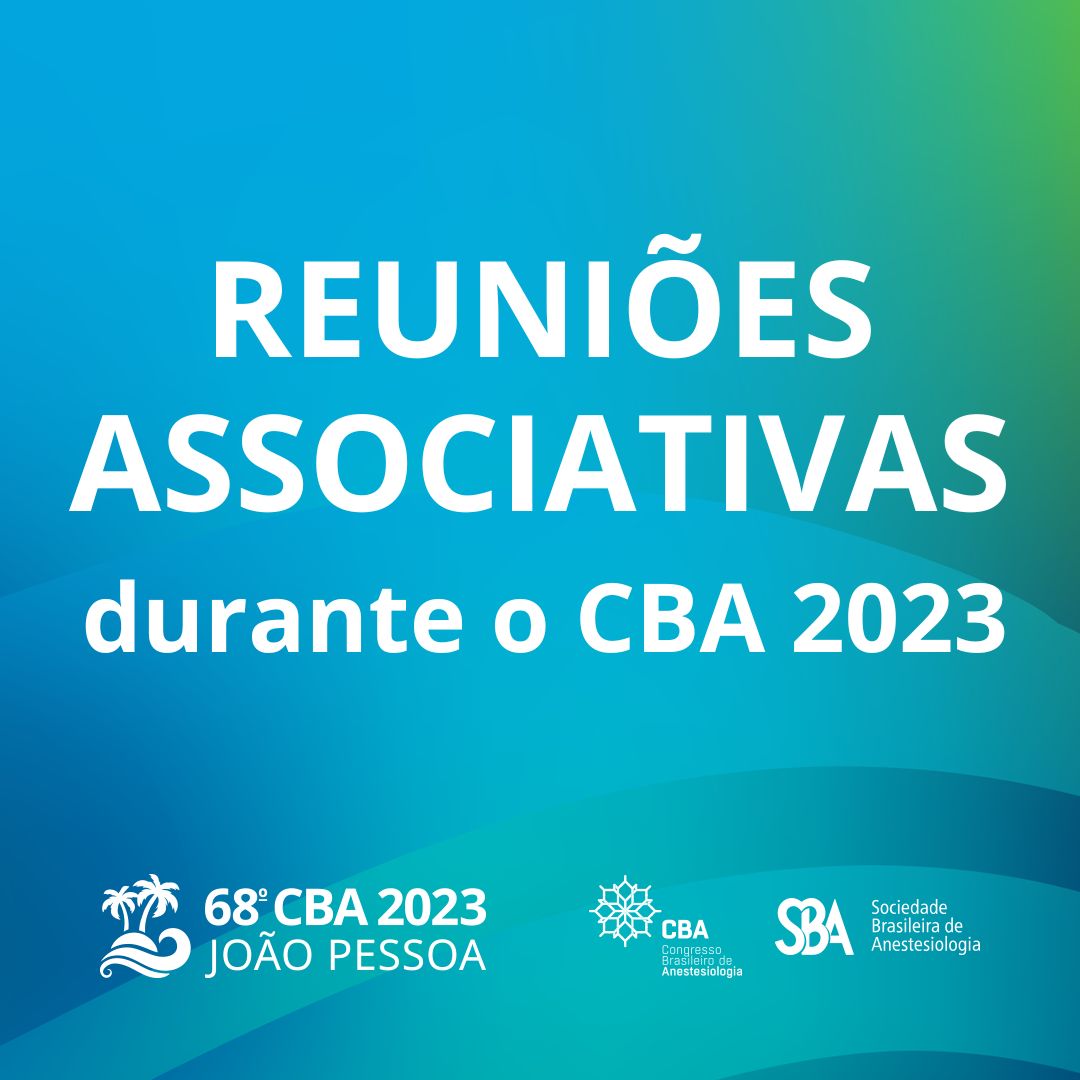 Reuniões Associativas durante o 68° CBA – 2023- ASSEMBLEIA DE REPRESENTANTES