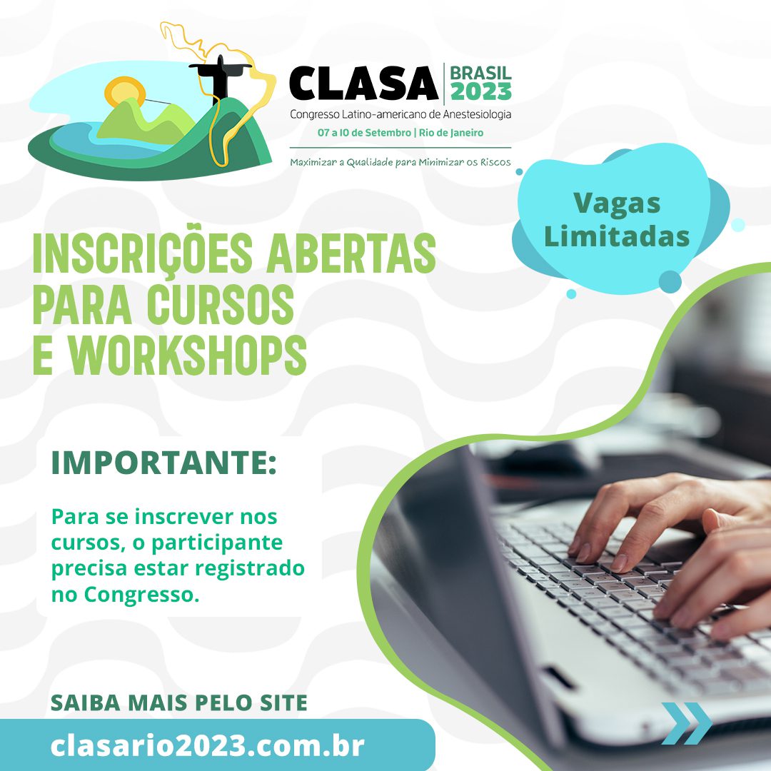CLASA 2023: Inscrições abertas para cursos e workshops