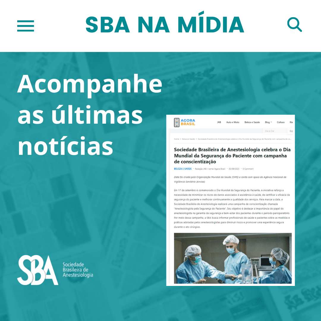Matéria sobre a Campanha Nacional de Segurança do Paciente – Jornal Agora Brasil