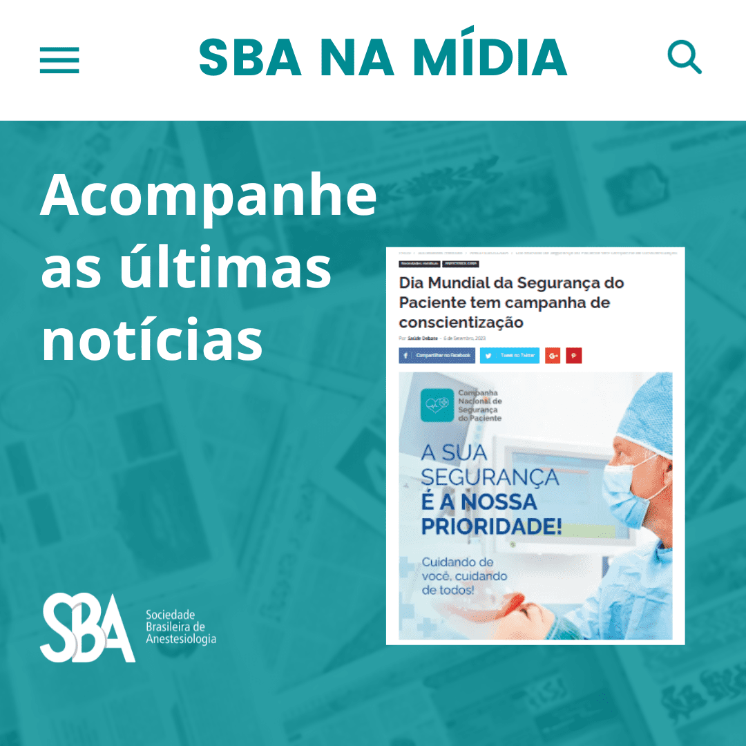 Matéria sobre Campanha Nacional de Segurança do Paciente