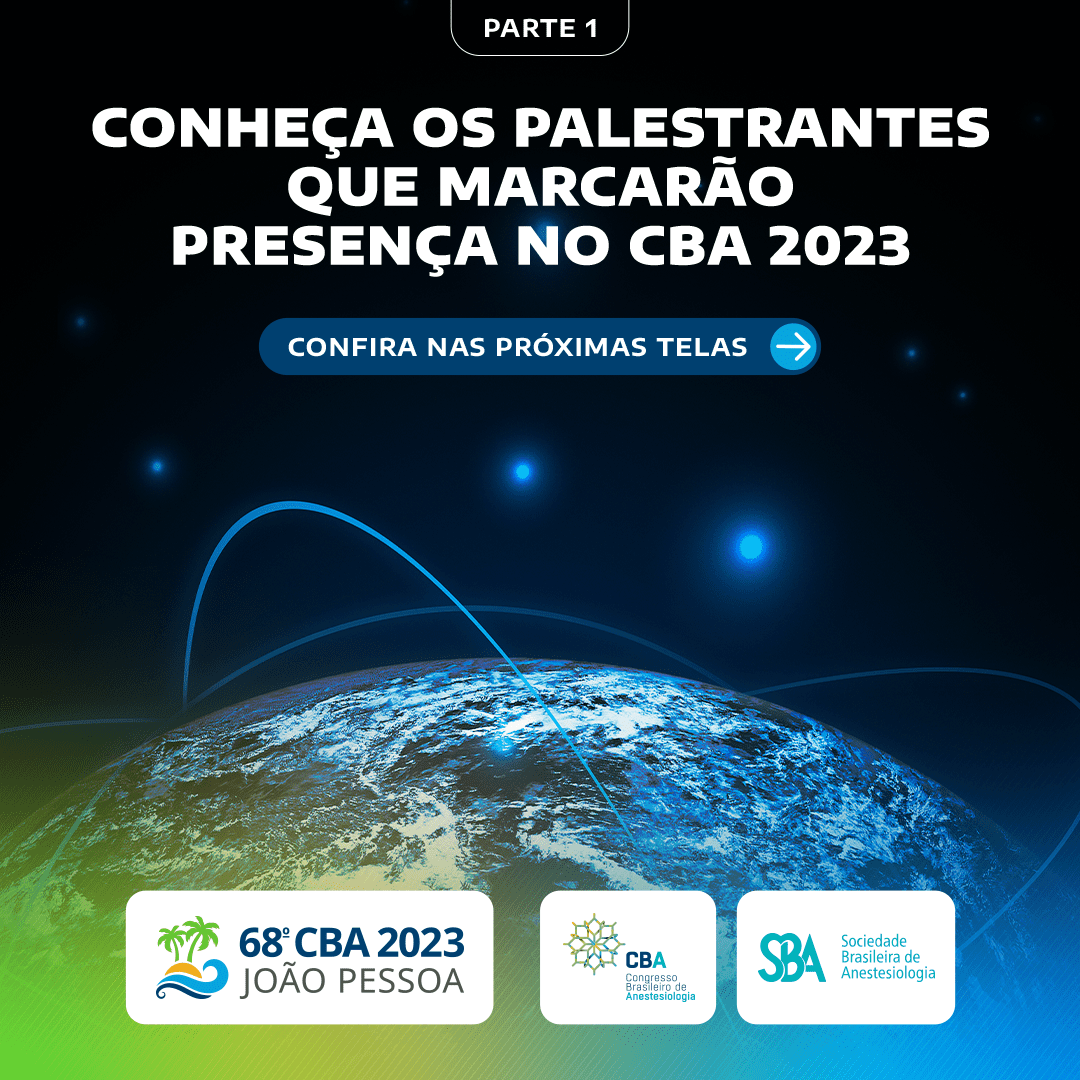 Confira os palestrantes que marcarão presença no CBA 2023
