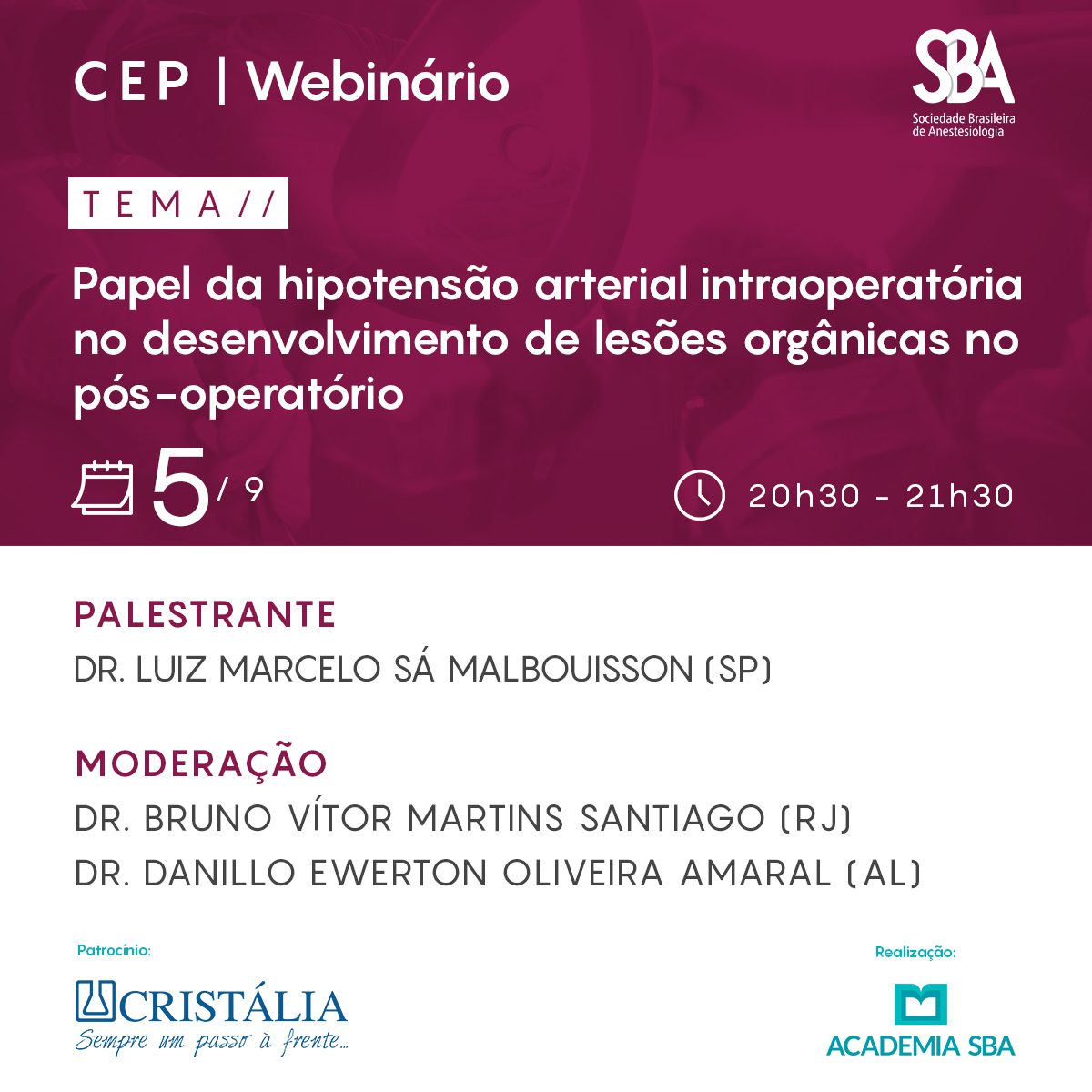 Webinário – CEP