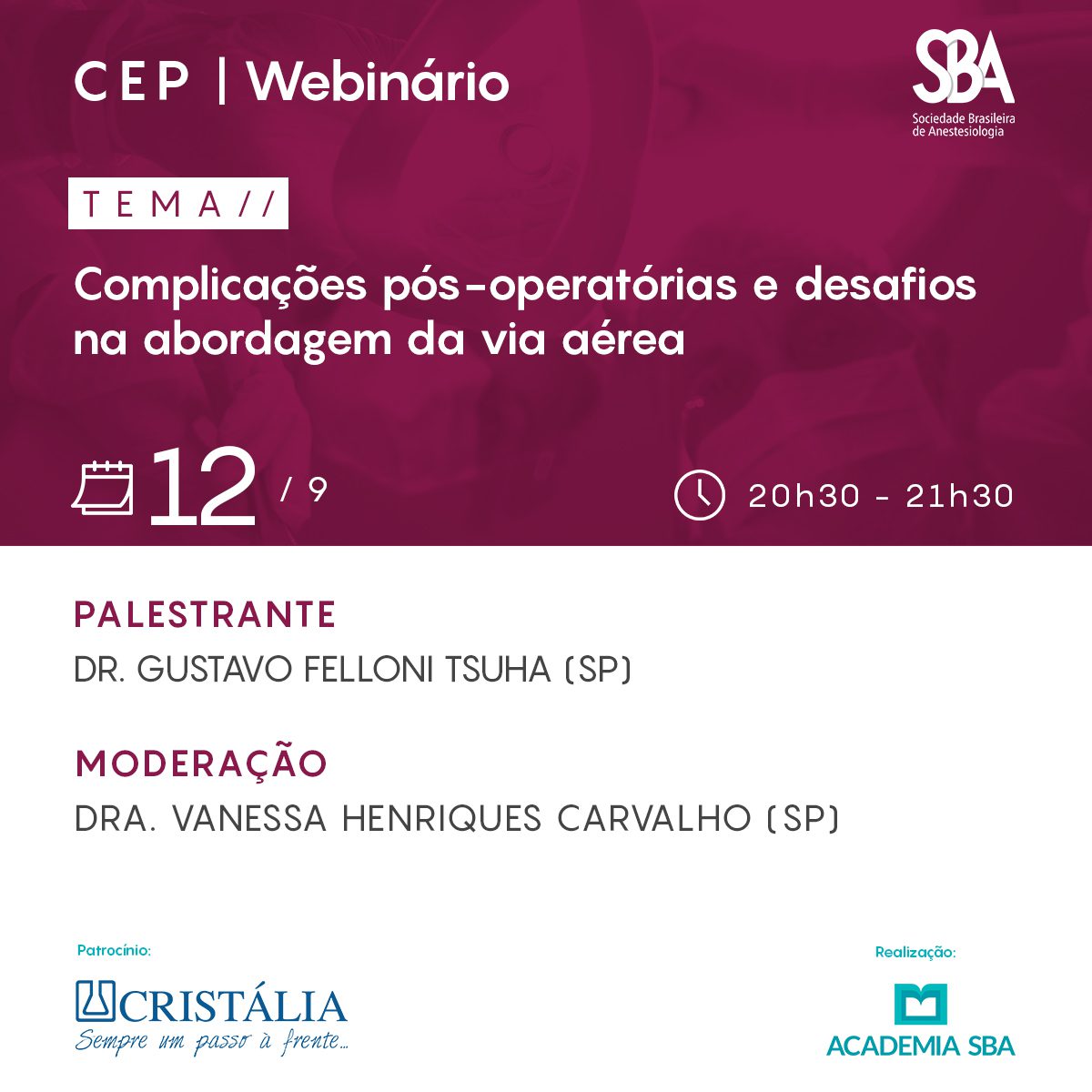 Webinário – CEP