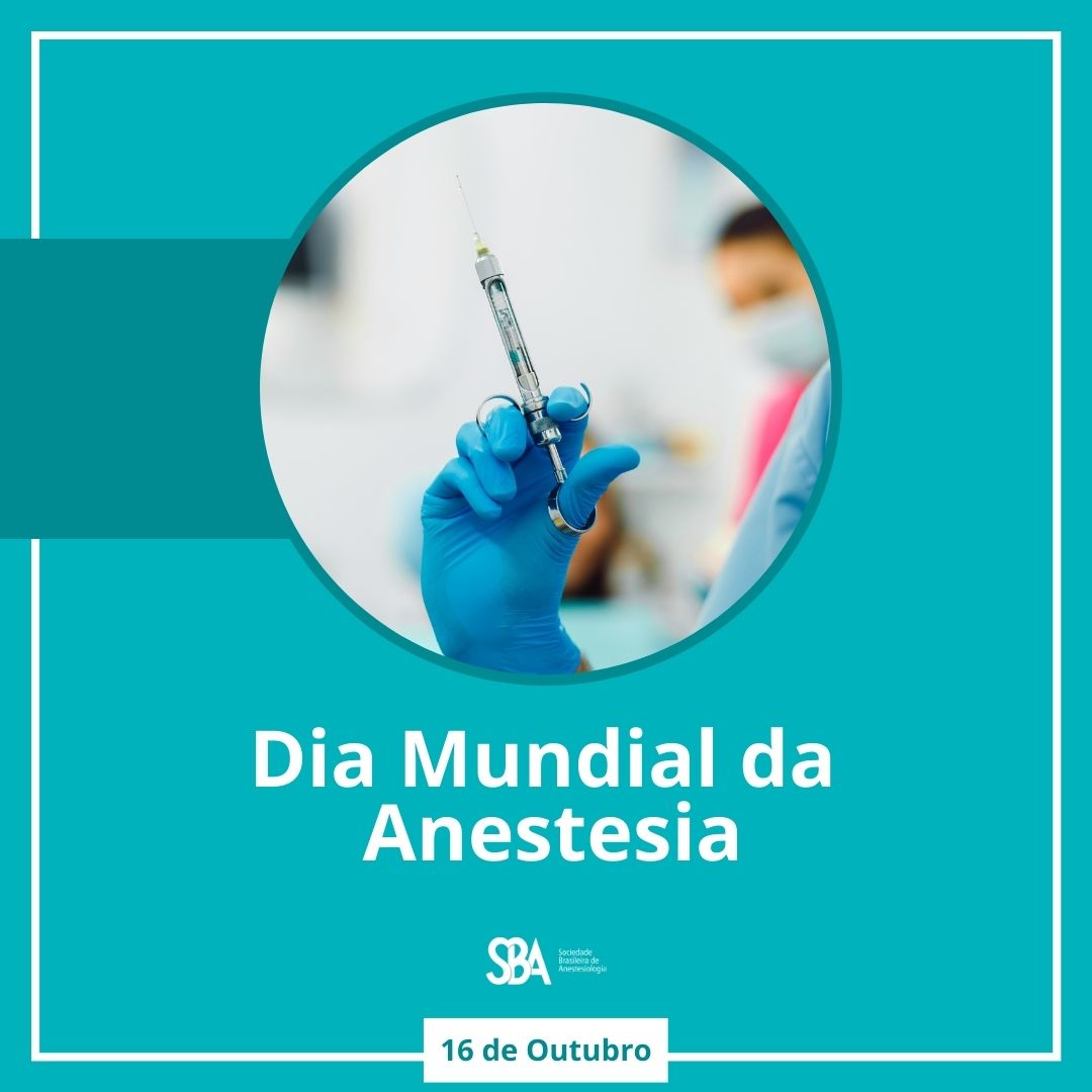 Dia Mundial da Anestesia