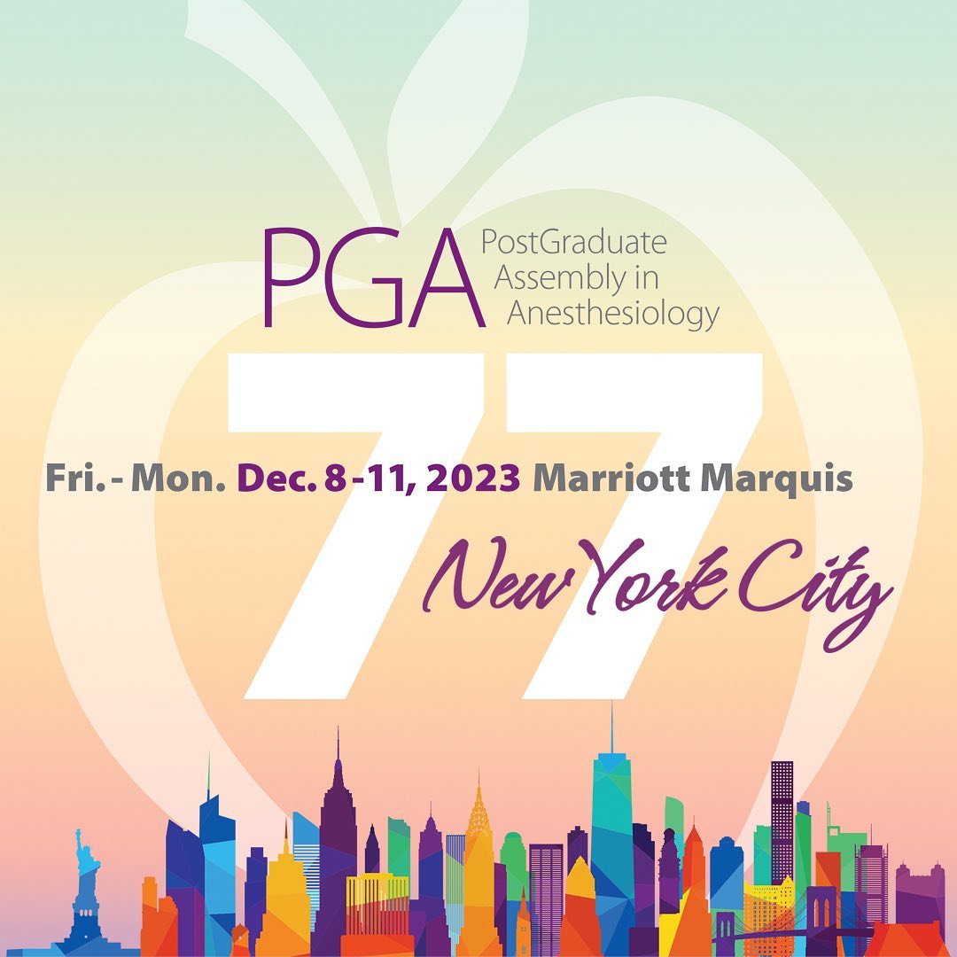 PGA – PostGraduate Assembly in Anesthesiology