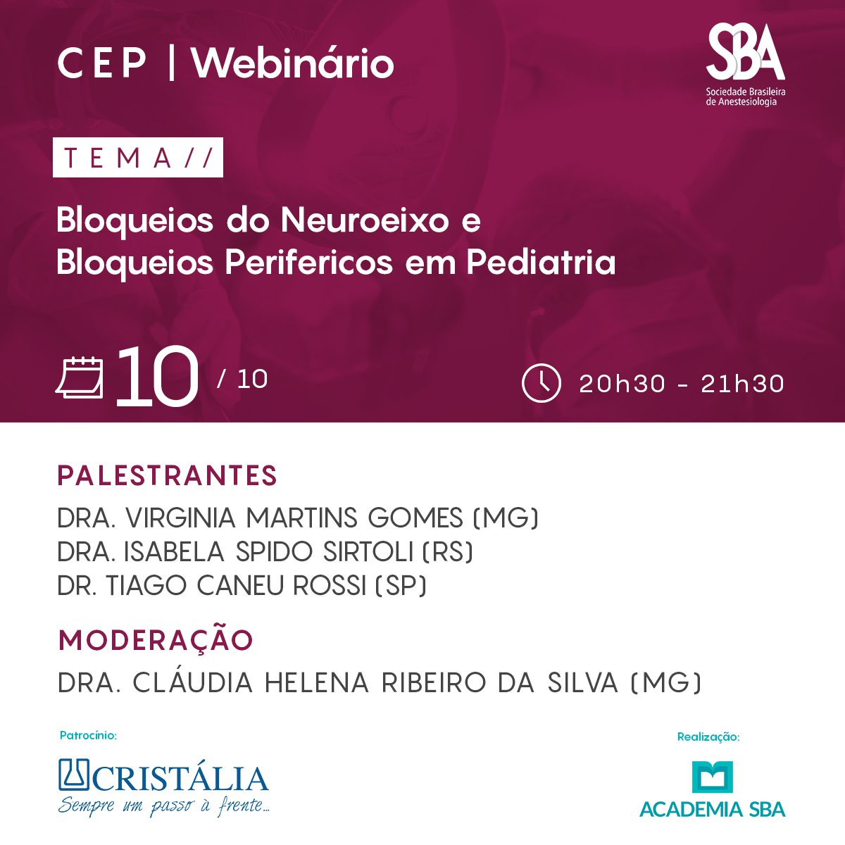 Webinário – CEP