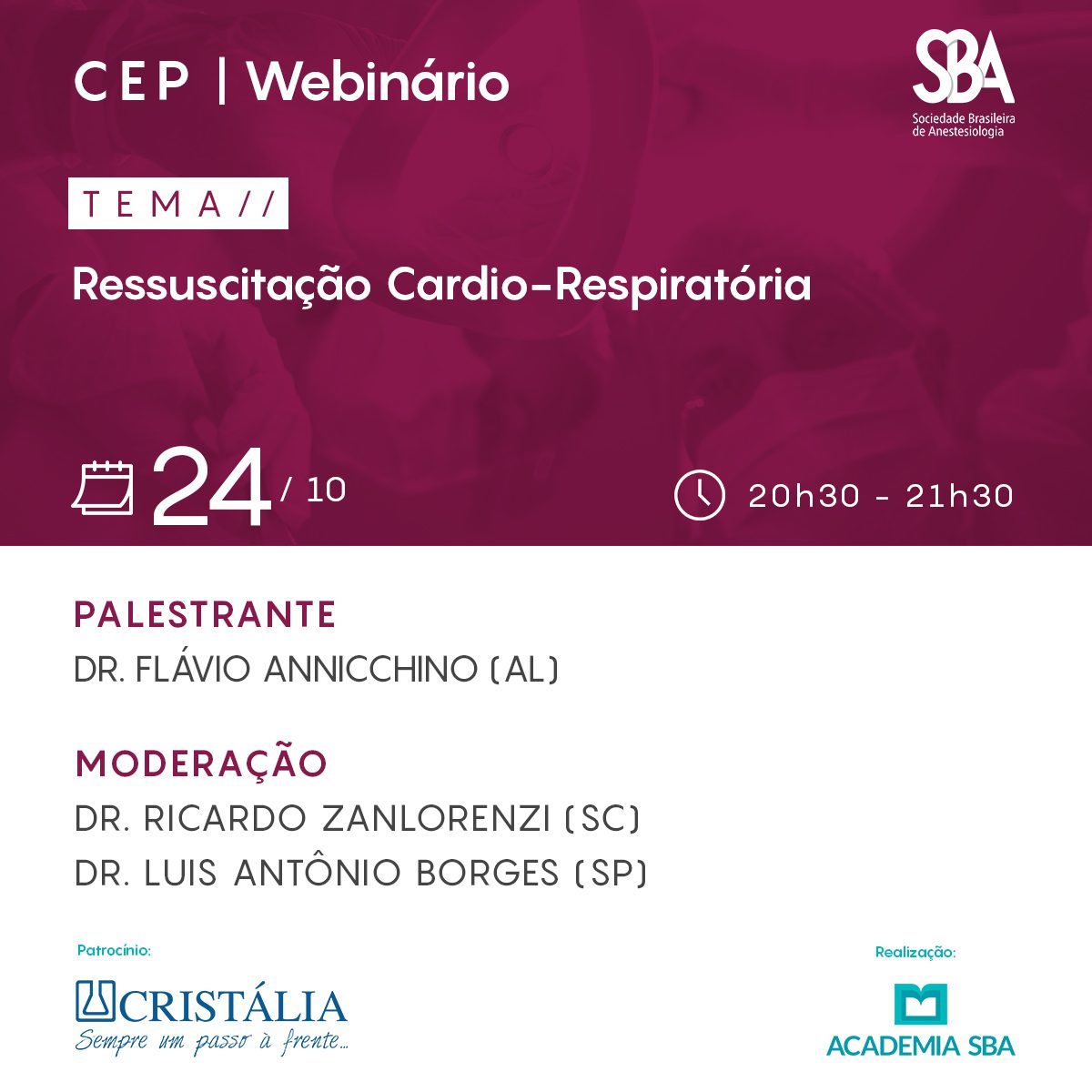 Webinário- CEP