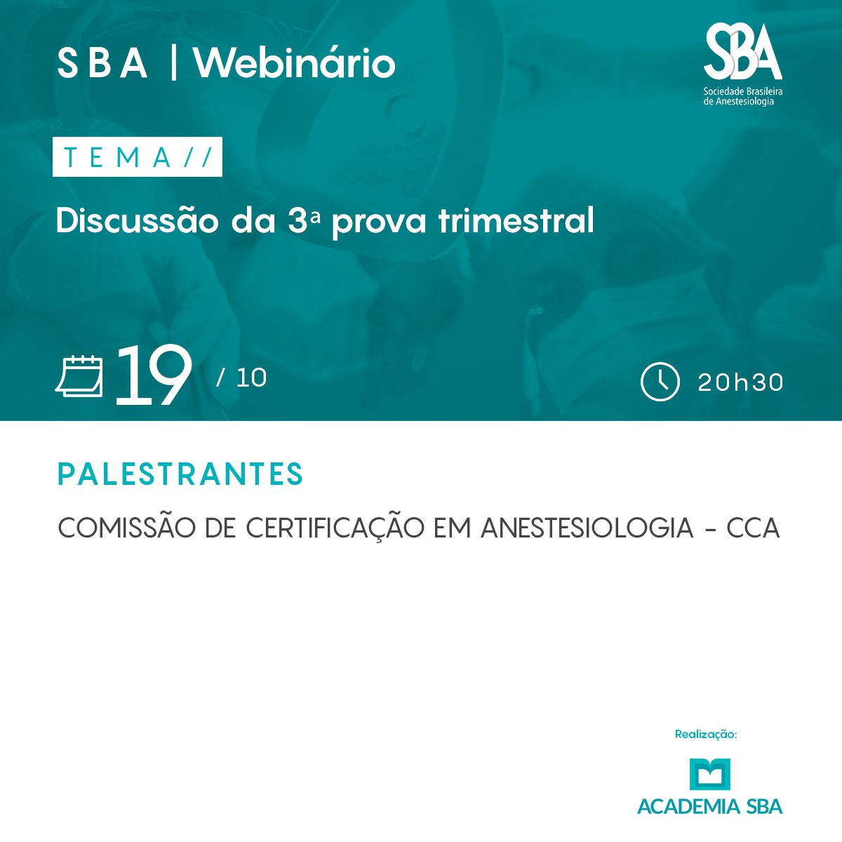 Webinário – Discussão 3ª Prova Trimestral