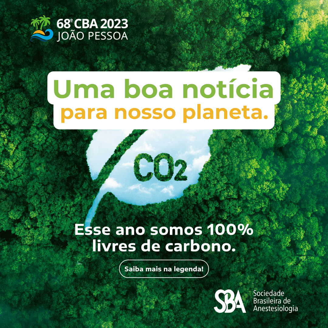 O CBA e a SBA estabelecem uma parceria inédita e pioneira para a compensação das pegadas de carbono no evento.
