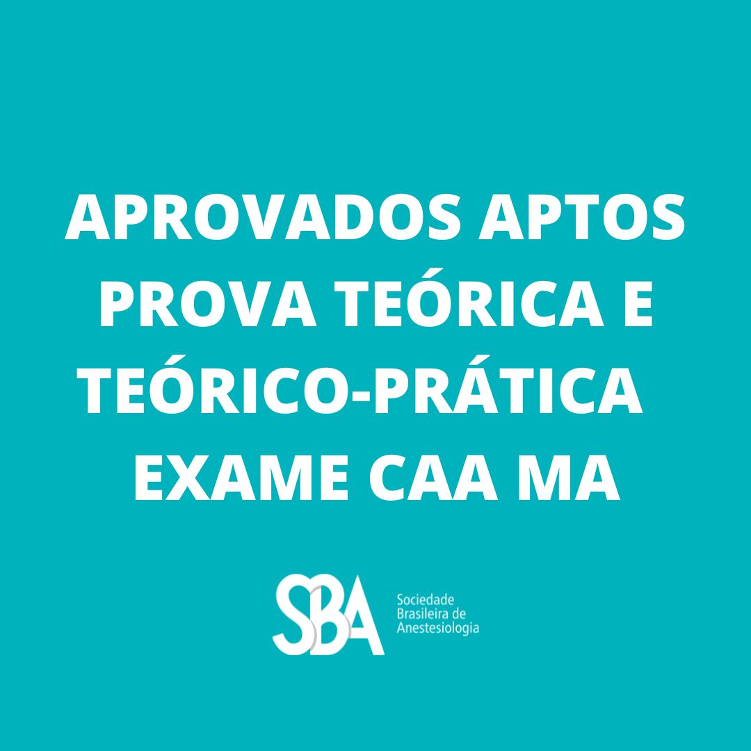 APROVADOS APTOS PROVA TEÓRICA E TEÓRICO-PRÁTICA -EXAME CAA MA – 2023 – DATA 07/12/2023