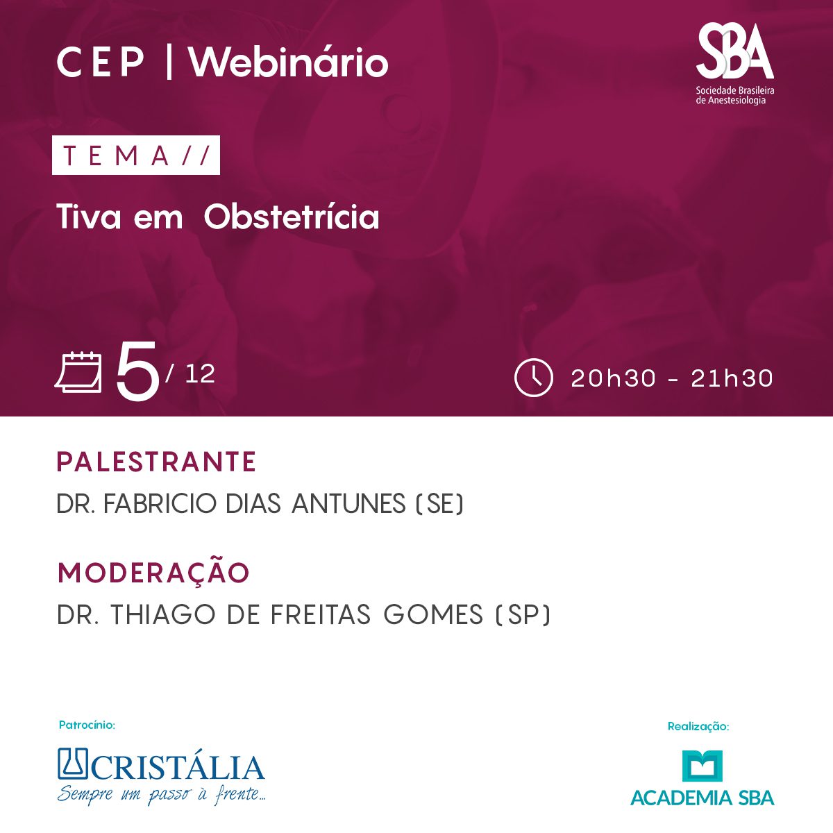 Webinário – CEP