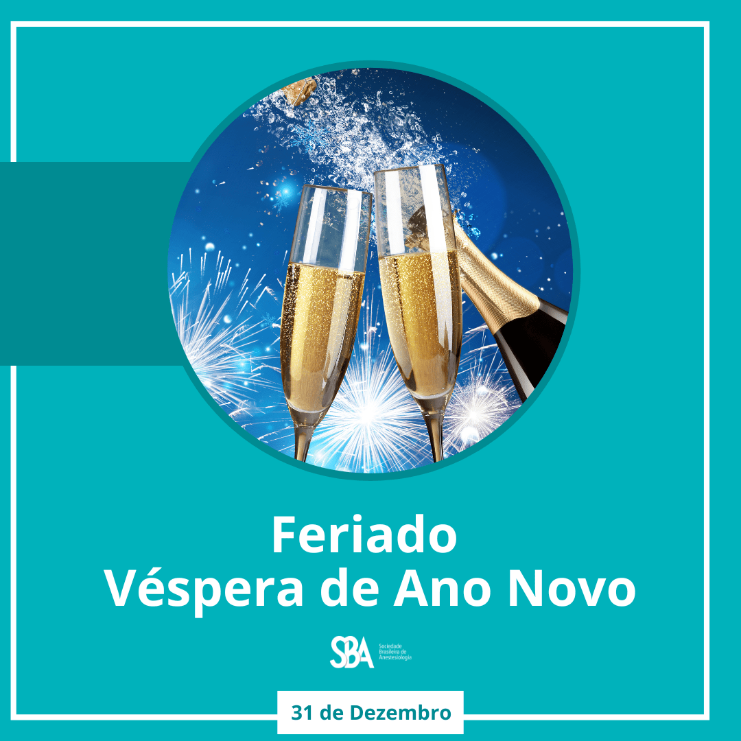 Feriado – Véspera de Ano Novo
