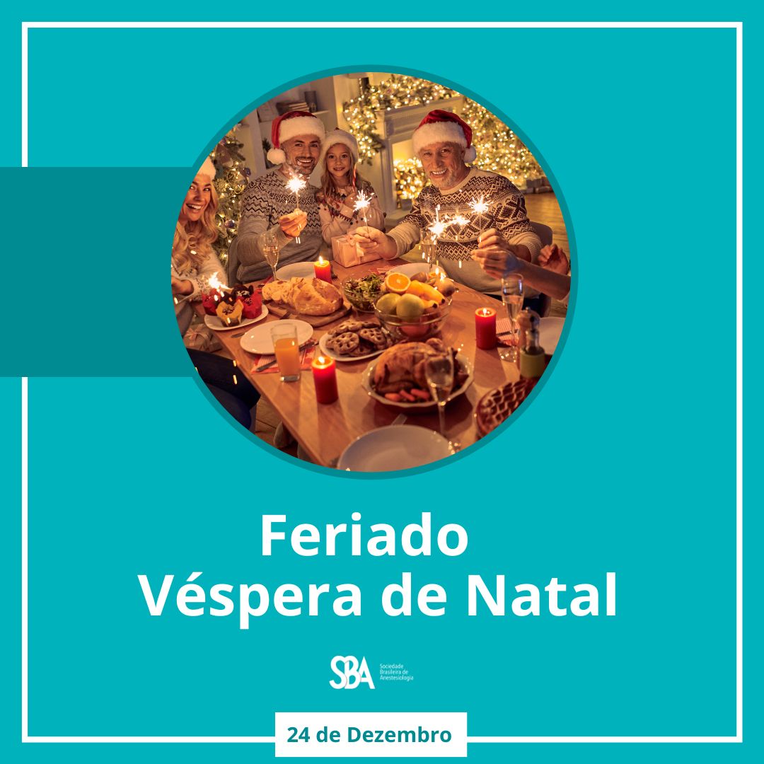 Feriado – Véspera de Natal