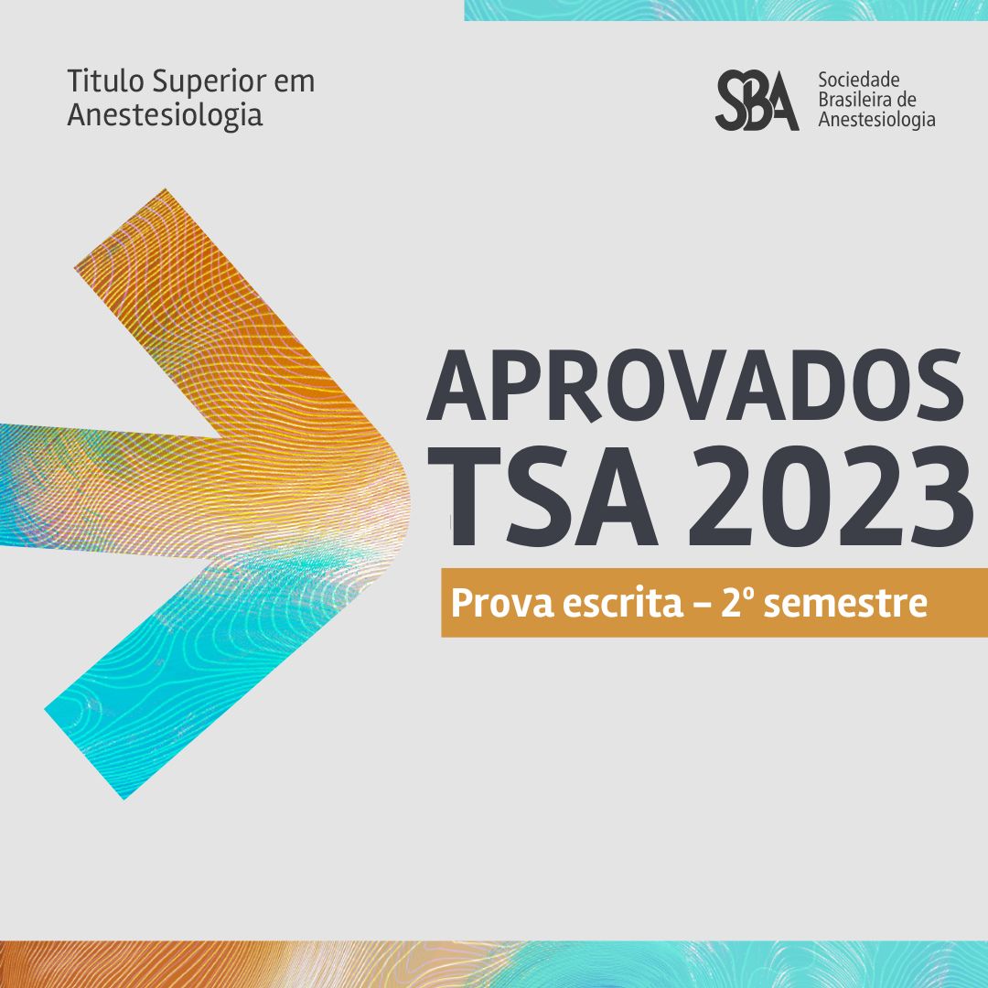 Aprovados da prova TSA Escrita – 2º semestre de 2023
