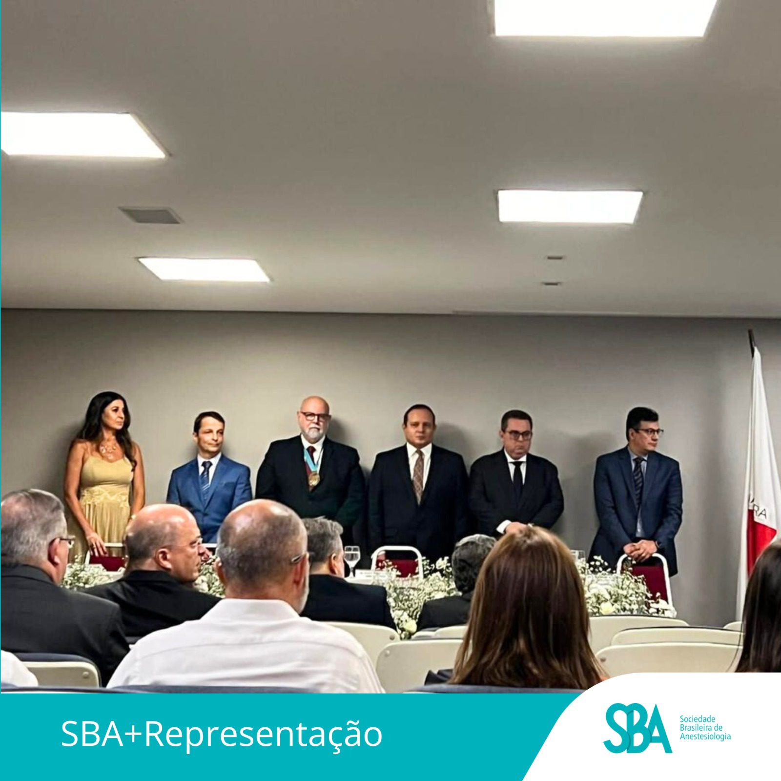 Cerimônia de posse da nova diretoria da Sociedade de Anestesiologia de Minas Gerais (SAMG)