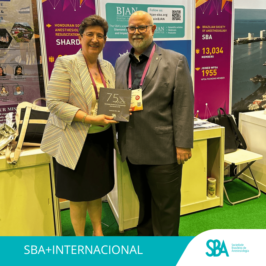 Sociedade Brasileira de Anestesiologia presente no WCA – 18th World Congress of Anaesthesiologists