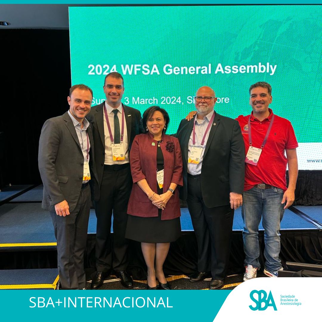 SBA presente no WCA – 18th World Congress of Anaesthesiologists