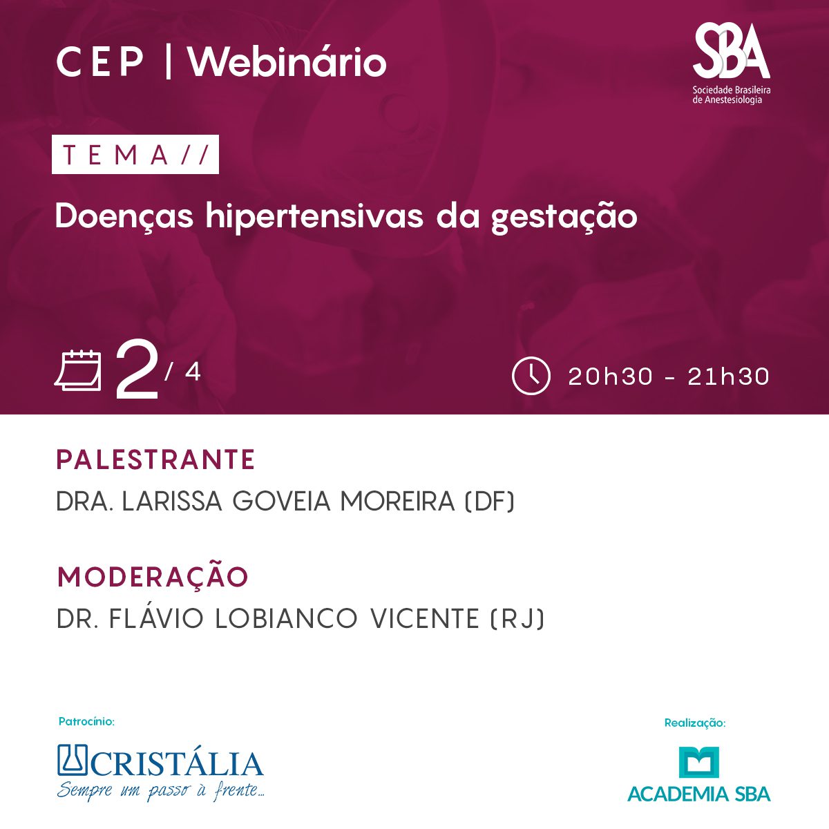 Webinário CEP